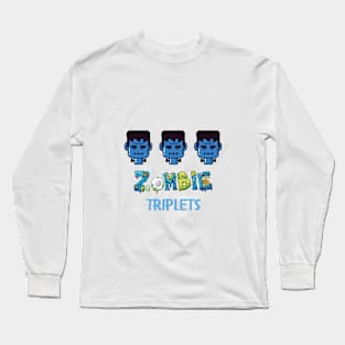 Zombie Triplets T-shirt Long Sleeve T-Shirt